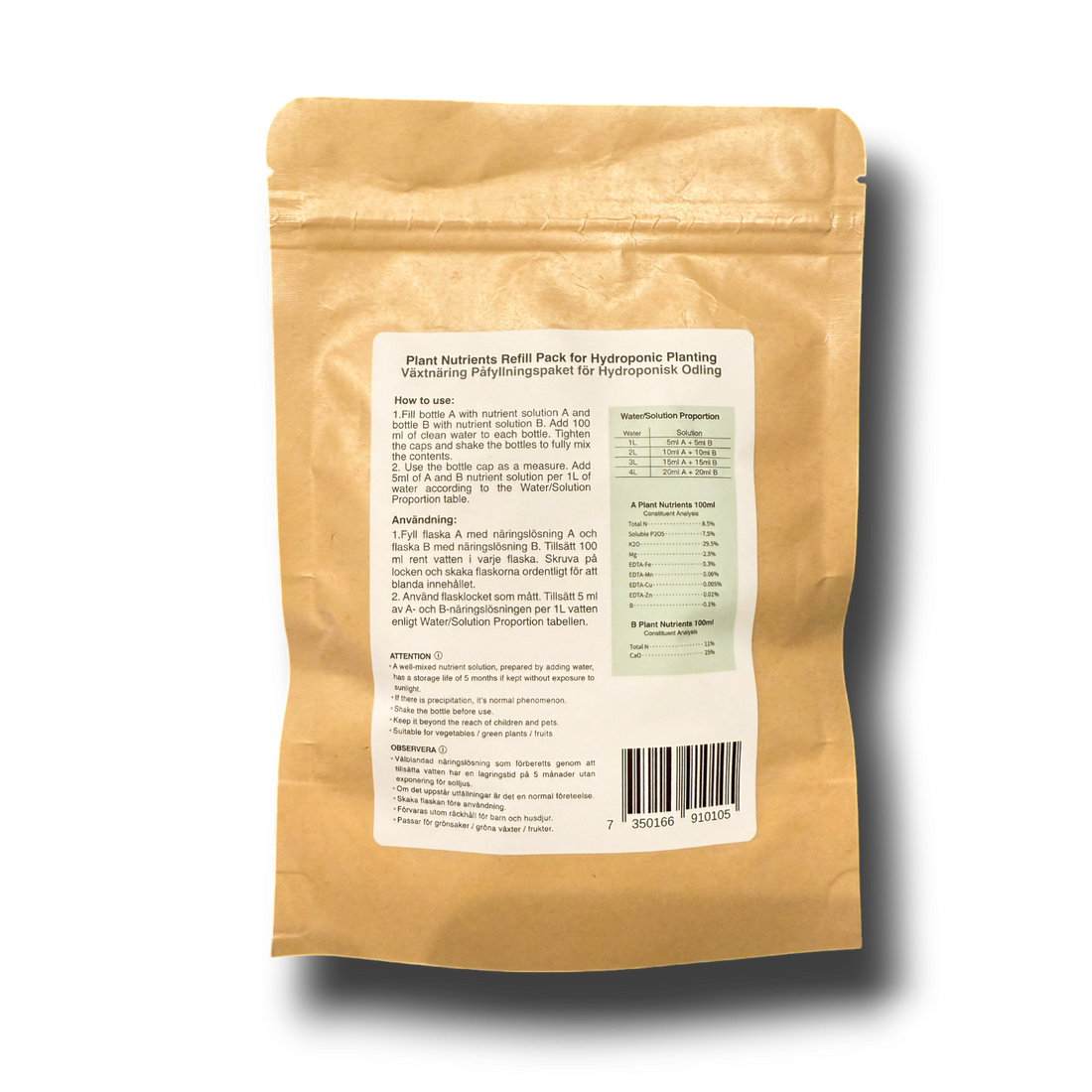 Genopfyldning af plantenæring