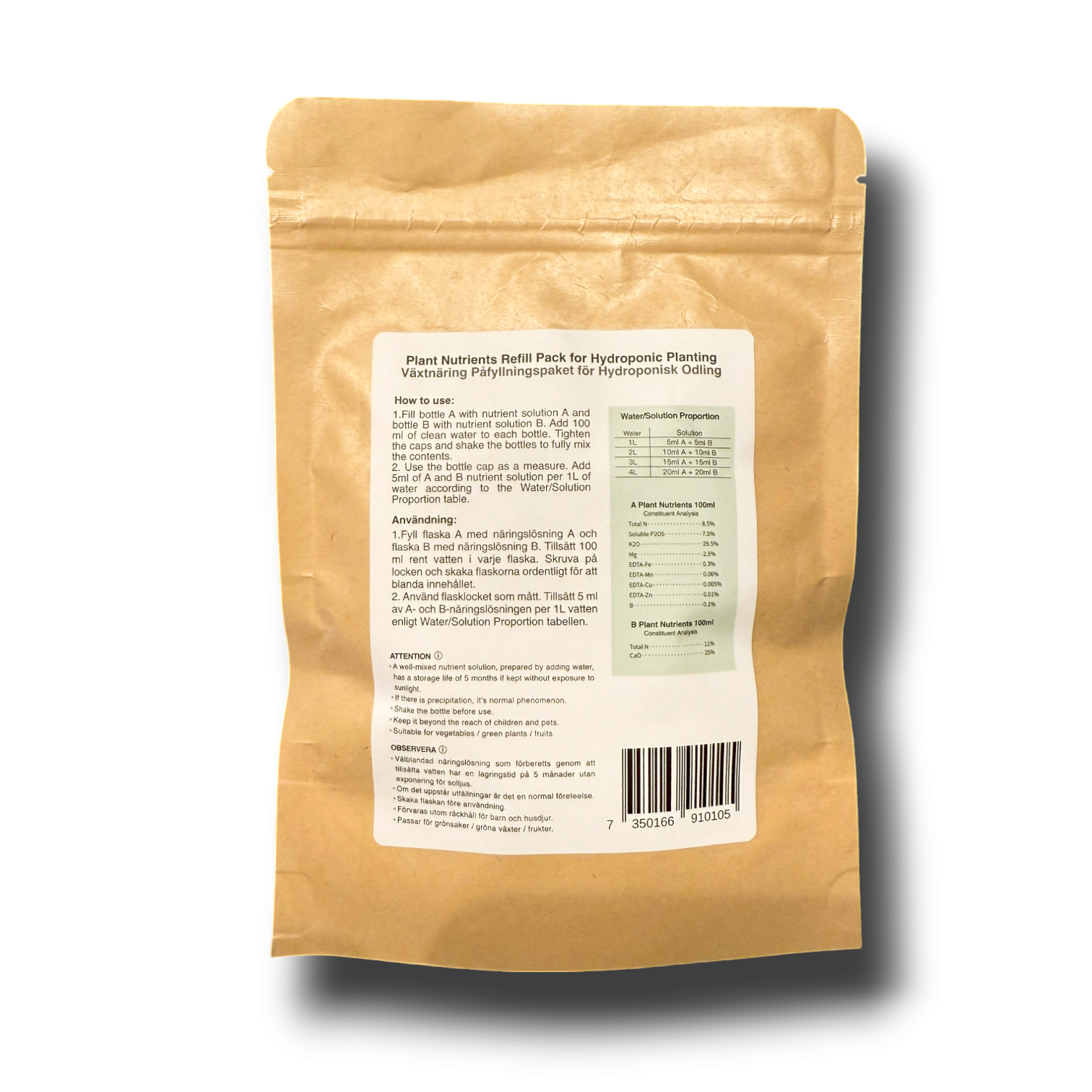 Genopfyldning af plantenæring